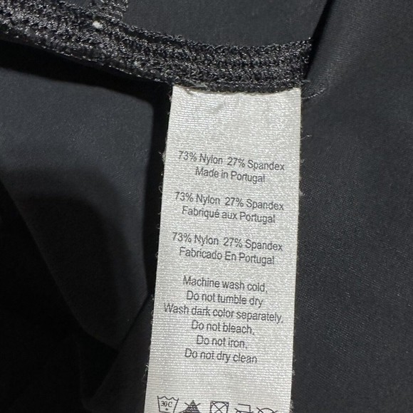 ALO Yoga High Waisted Ripped Warrior Black Leggings Women’s Size M Medium - Picture 7 of 13